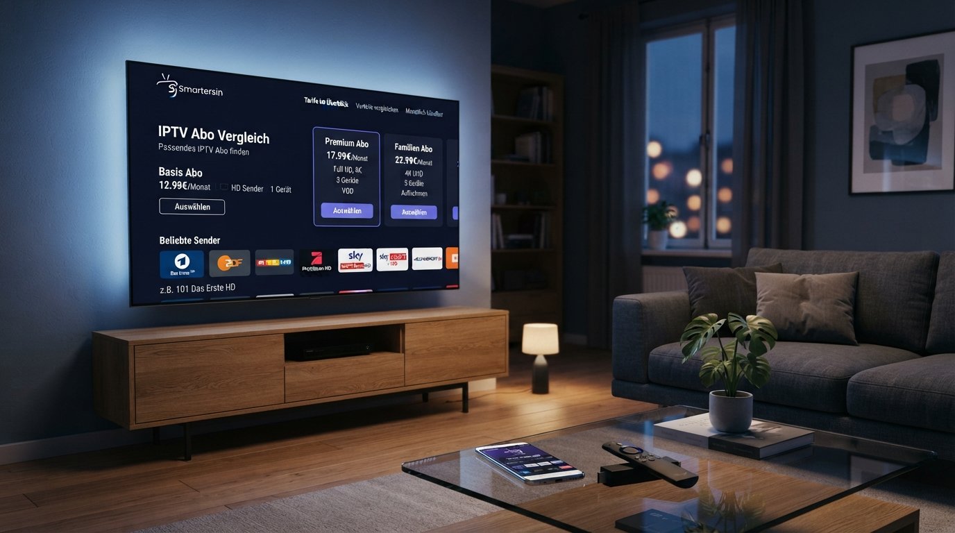 IPTV Abo Vergleich und passendes IPTV Abo mit Smartersin