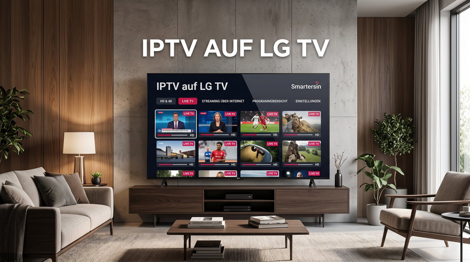 IPTV auf LG TV mit Smartersin