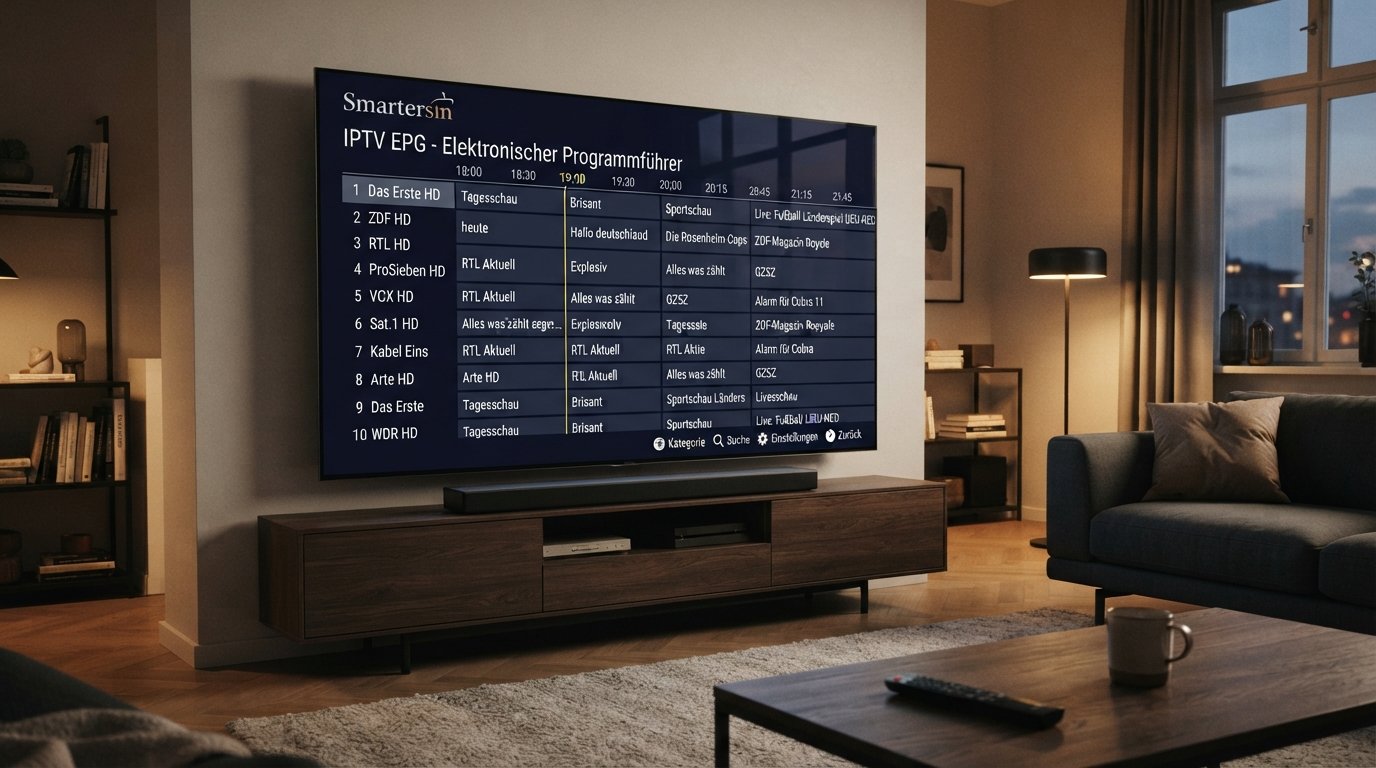 IPTV EPG elektronischer Programmführer mit Smartersin