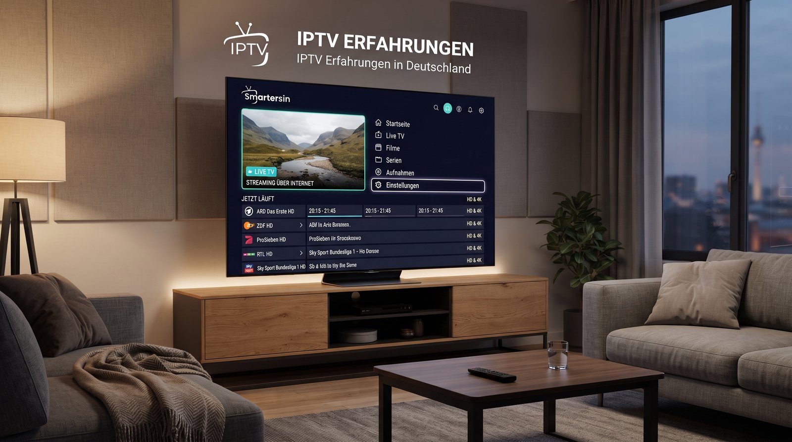 IPTV Erfahrungen in Deutschland mit Smartersin