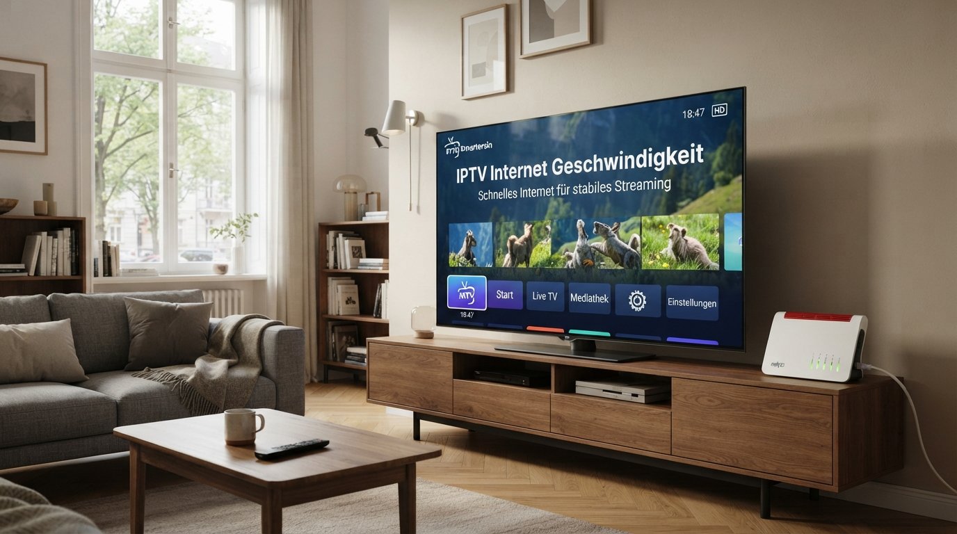 IPTV Internet Geschwindigkeit für stabiles Streaming mit Smartersin