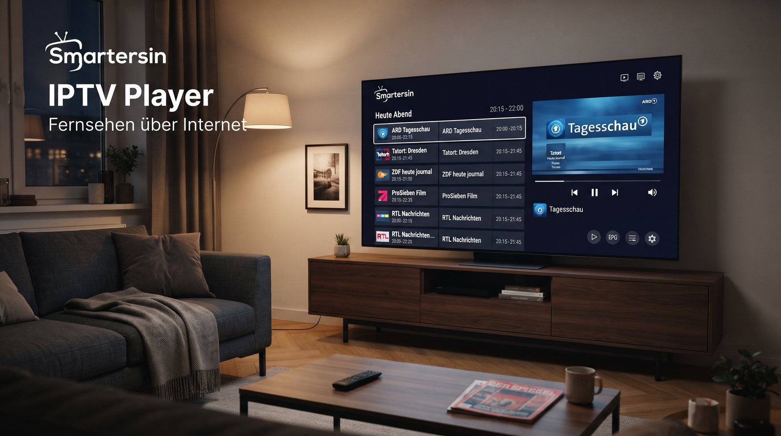 IPTV Player mit Smartersin