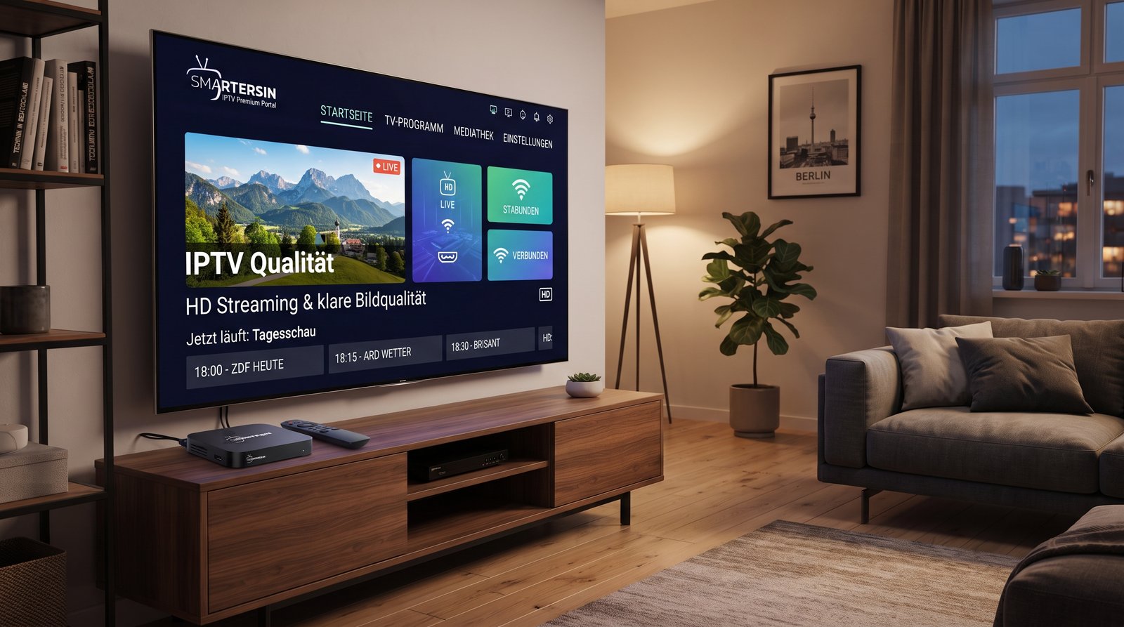 IPTV Qualität und Bildqualität mit Smartersin