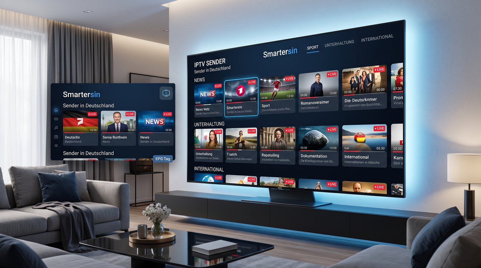 IPTV Sender in Deutschland – deutsche und internationale Sender mit Smartersin